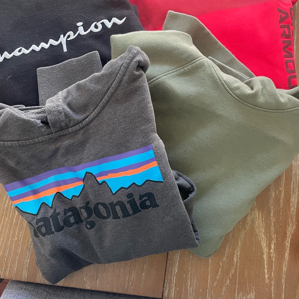 Assortment Boys size L hoodies